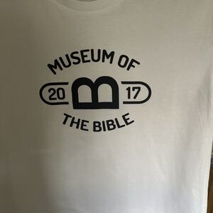 L Youth T-shirt Museum Of The Bible 2017 Short Sleeves 100%cotton Made In China